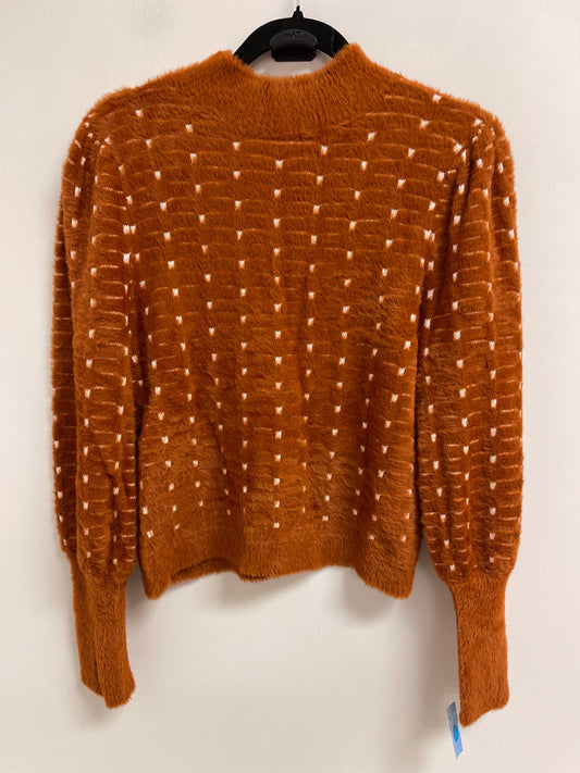 Sweater By Ann Taylor In Orange, Size: M