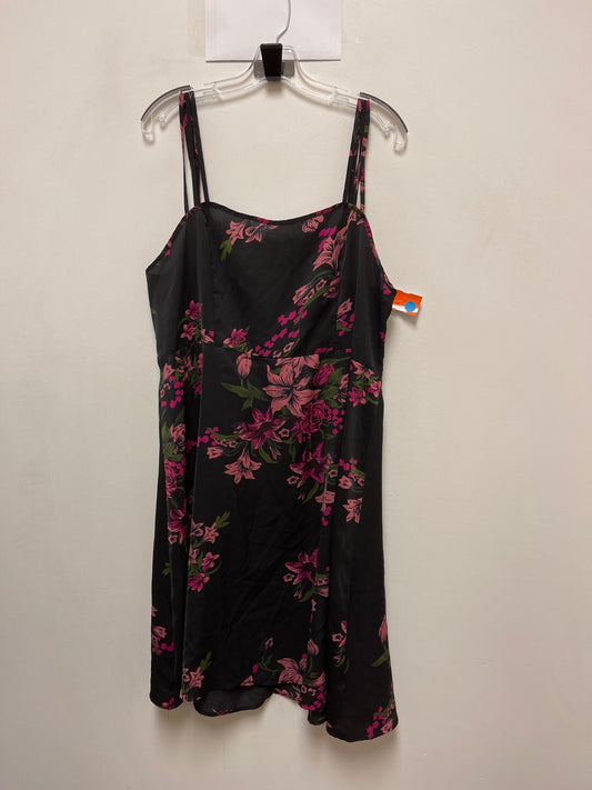 Dress Casual Short By Shein In Floral Print, Size: 2x