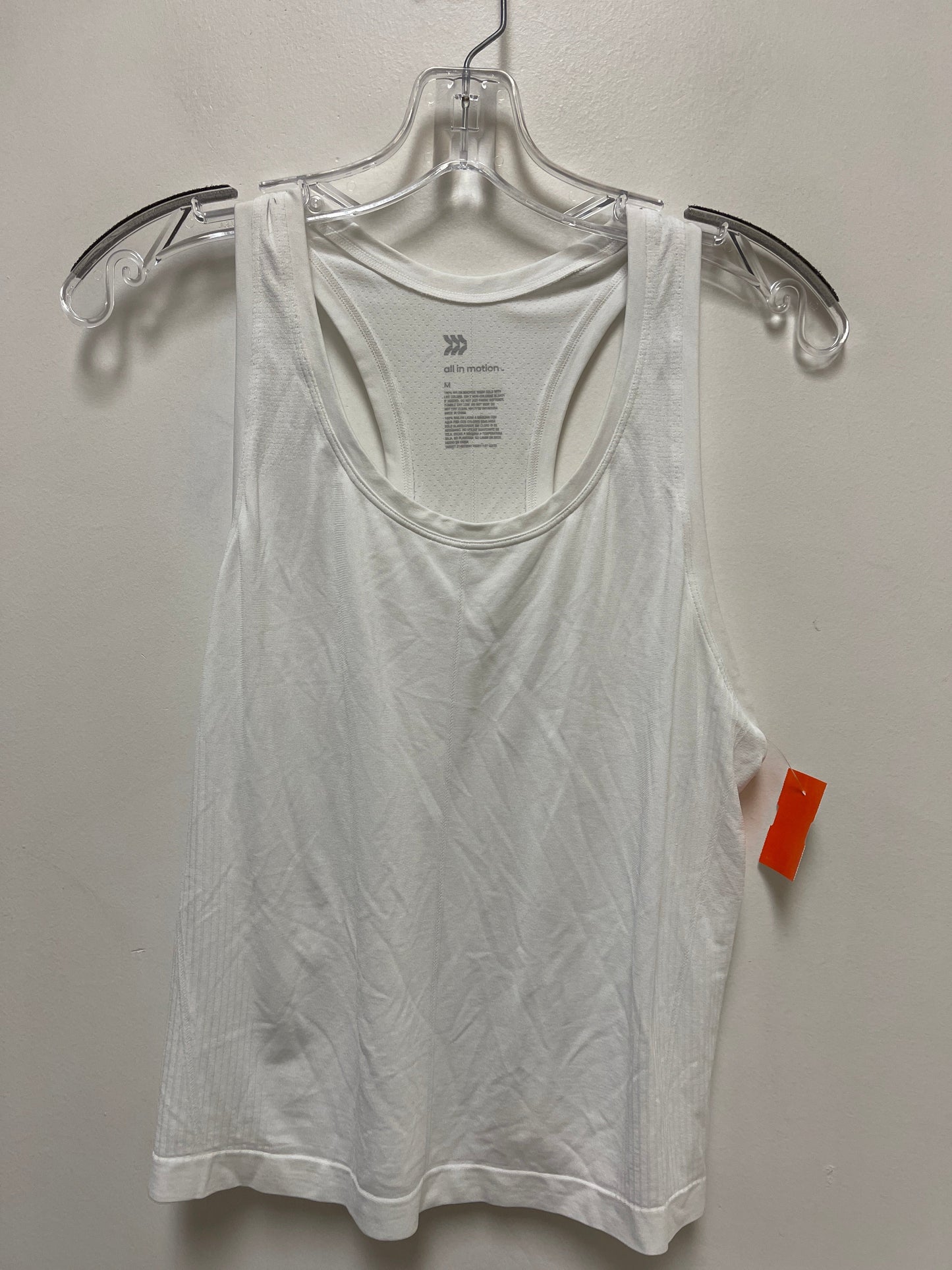 Athletic Tank Top By All In Motion In White, Size: M