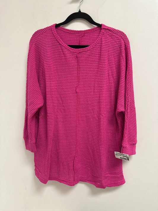 Sweater By Clothes Mentor In Pink, Size: M