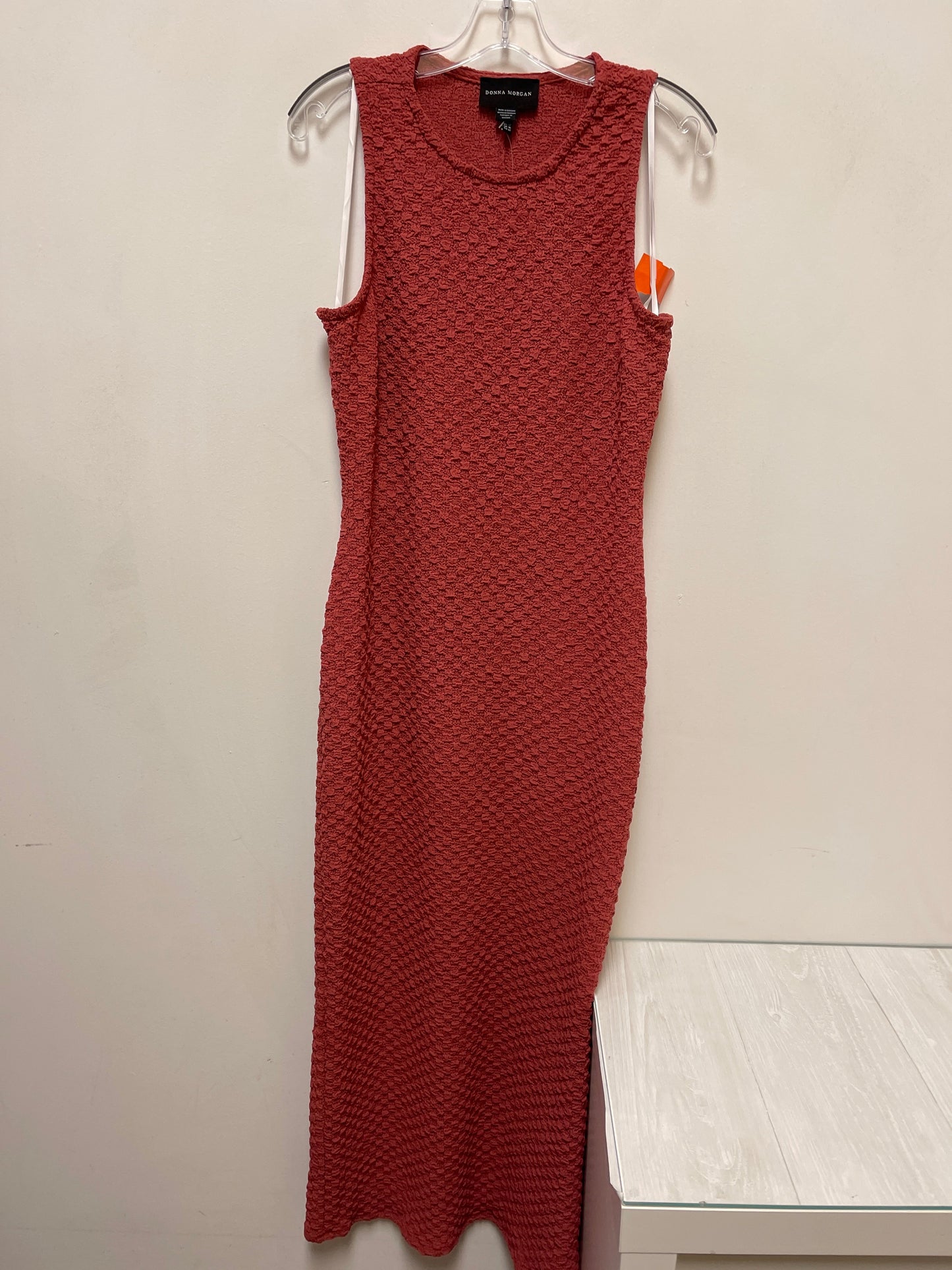 Dress Casual Maxi By Donna Morgan In Coral, Size: L