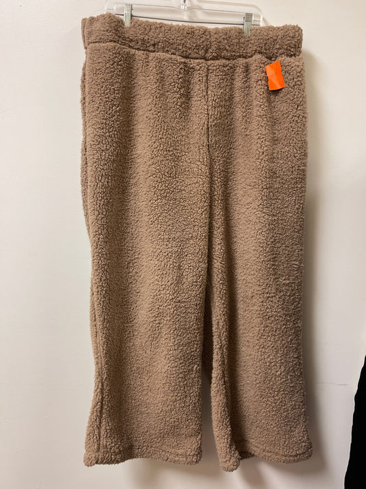 Pants Lounge By New York And Co In Tan, Size: 2x