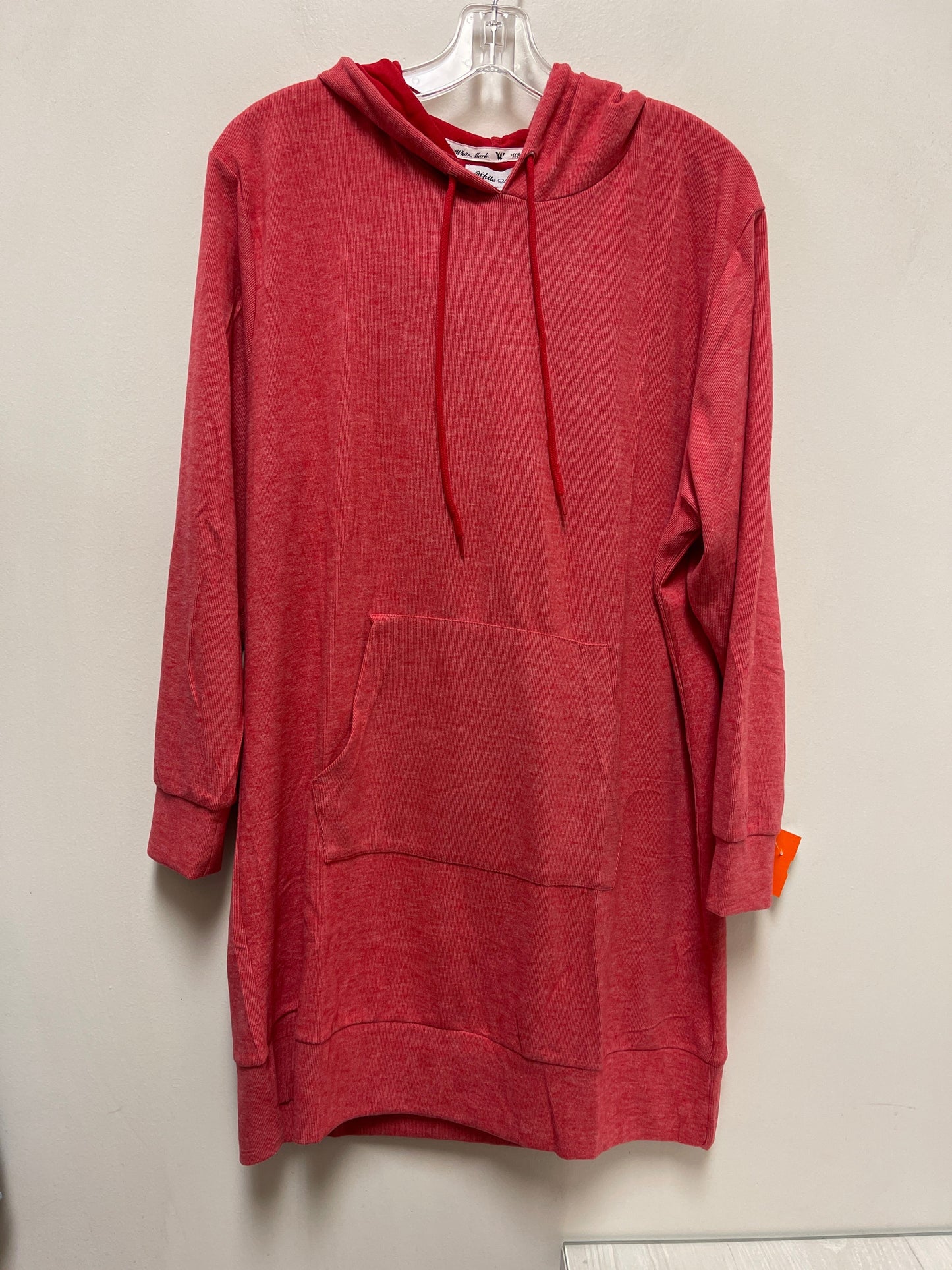 Tunic Long Sleeve By Clothes Mentor In Red, Size: 1x