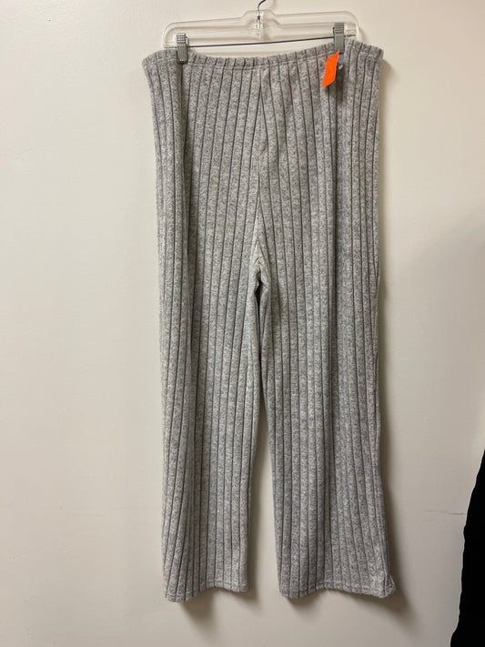 Pants Lounge By Clothes Mentor In Grey, Size: 4x