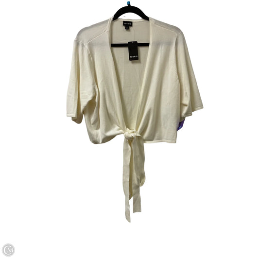 Sweater Cardigan By Torrid In Cream, Size: 1x