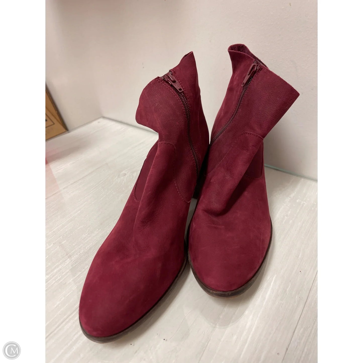 Boots Ankle Heels By Gianni Bini In Red, Size: 11