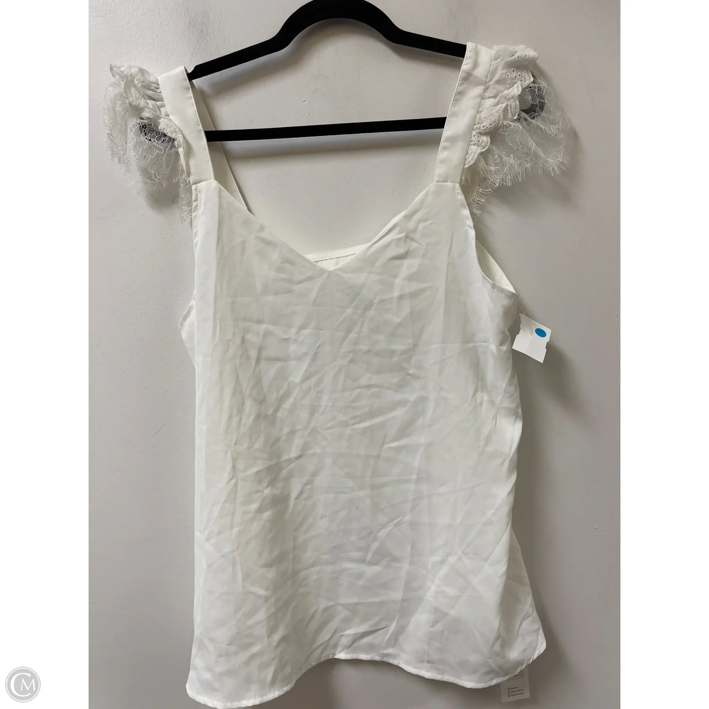 Top Sleeveless By Cupshe In White, Size: M