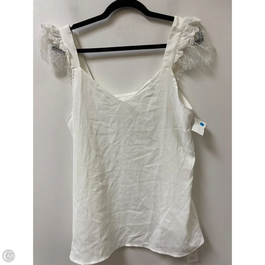 Top Sleeveless By Cupshe In White, Size: M