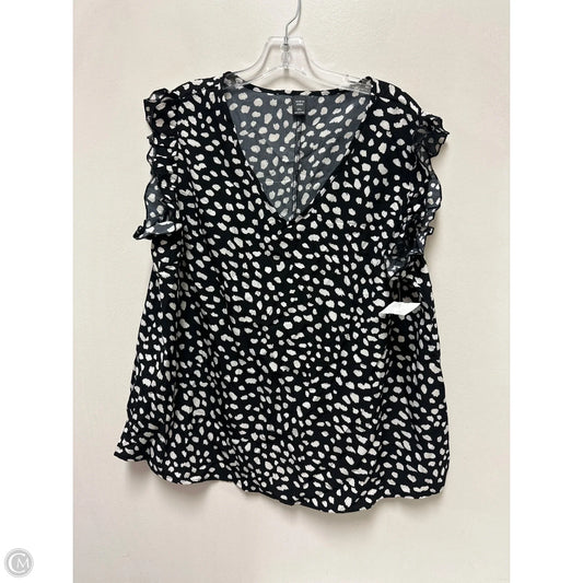 Top Sleeveless By Shein In Black, Size: 2x