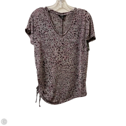 Top Short Sleeve By Simply Vera In Purple, Size: S