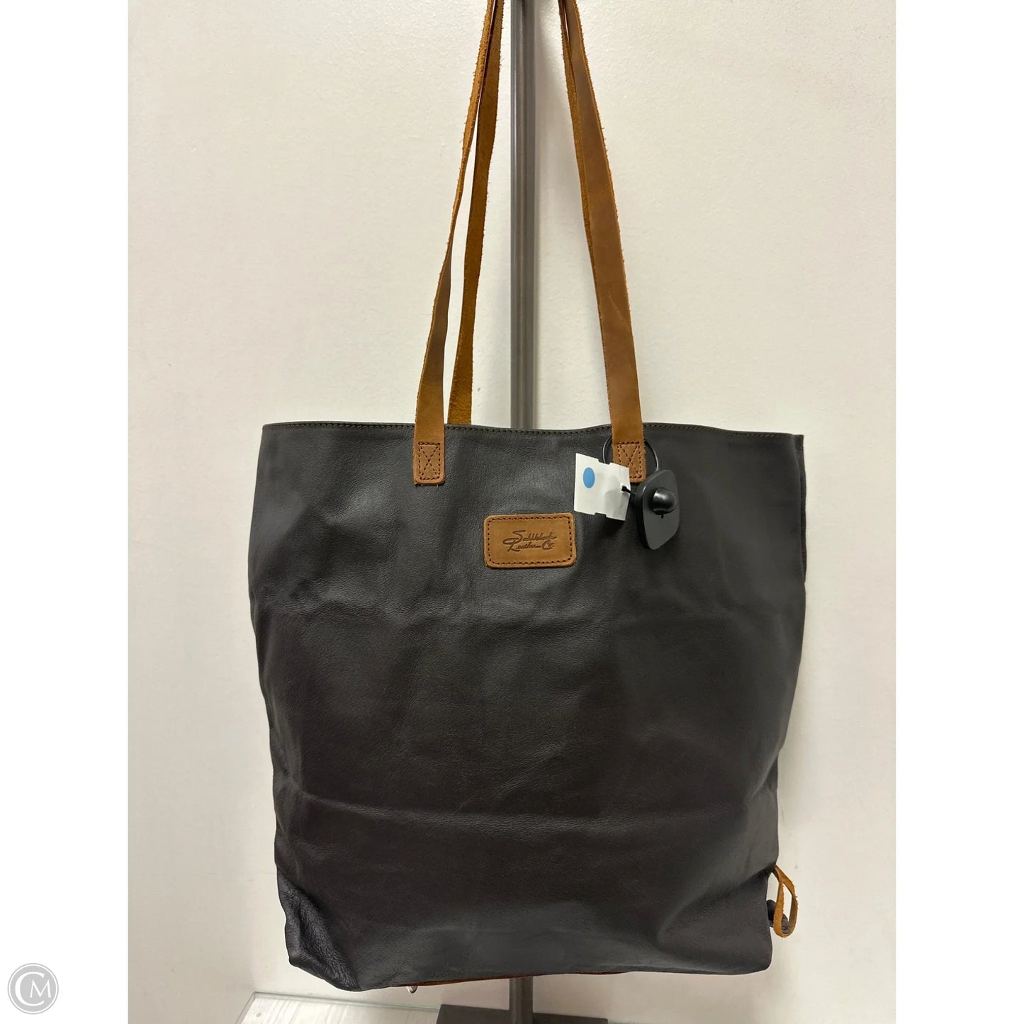 Handbag Leather By Cma, Size: Large