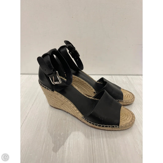 Sandals Heels Wedge By Vince Camuto In Black, Size: 10