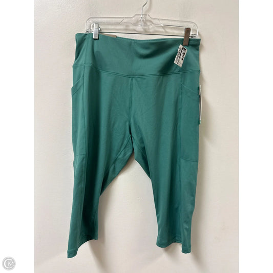Athletic Capris By 32 Degrees In Green, Size: Xl