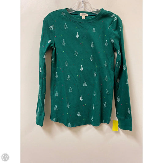 Top Long Sleeve By Style And Company In Green, Size: S