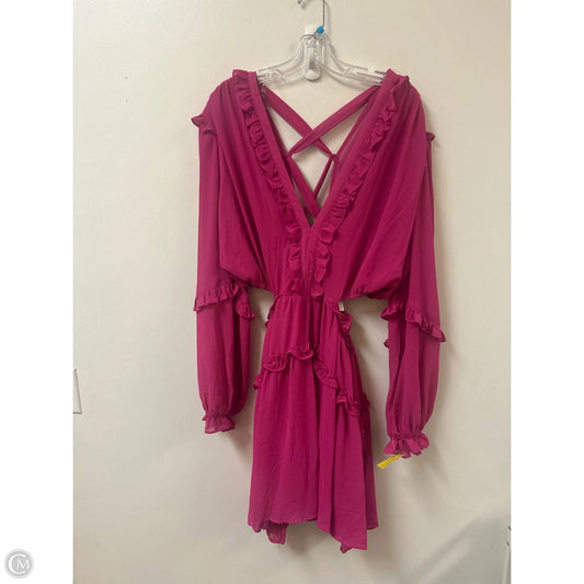 Dress Casual Short By Curve Appeal In Pink, Size: 3x