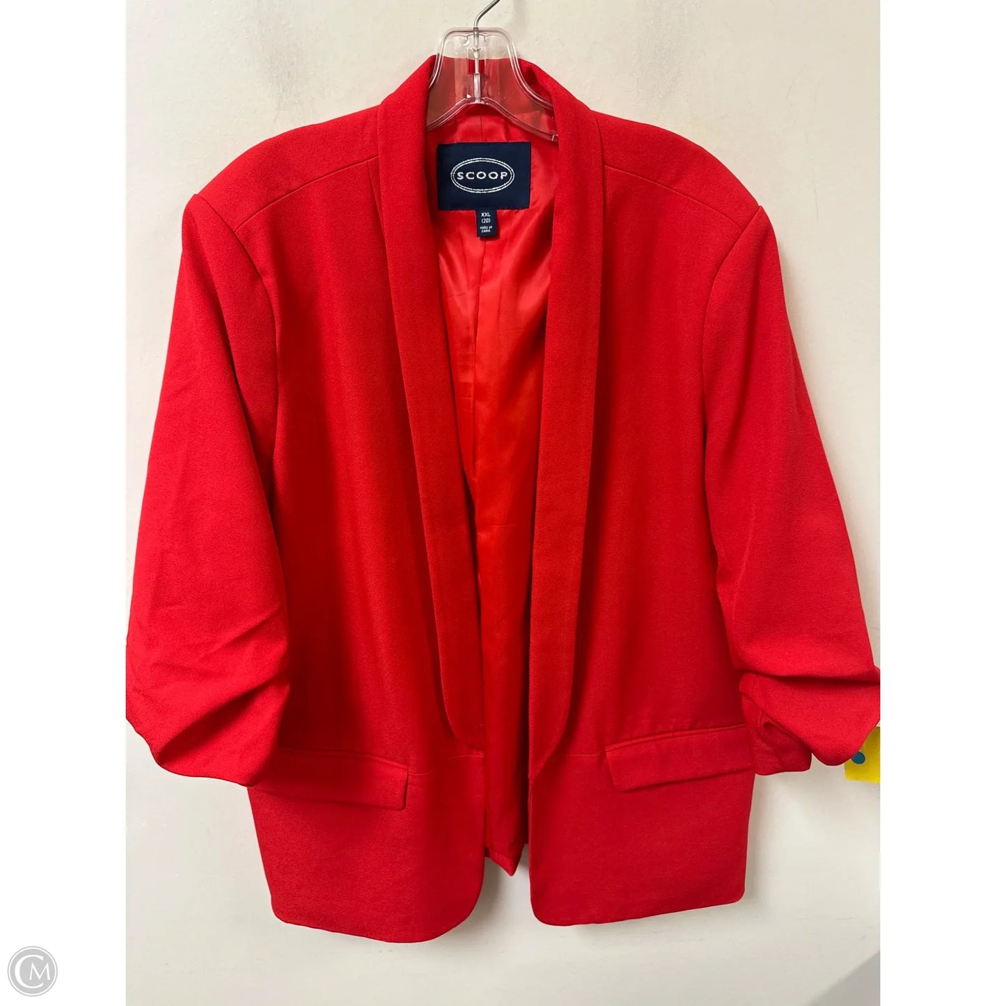 Blazer By Scoop In Red, Size: 1x