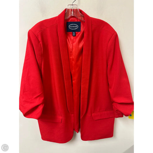 Blazer By Scoop In Red, Size: 1x