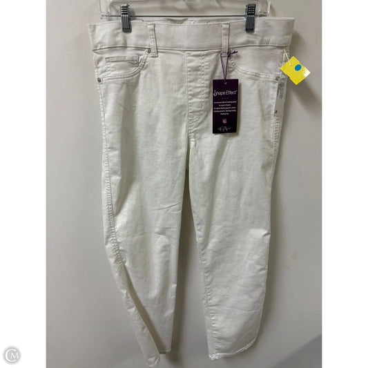 Jeans Skinny By Gloria Vanderbilt In White, Size: 12