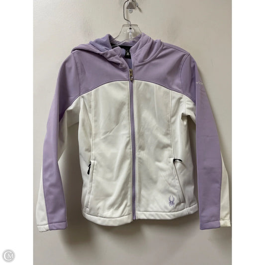 Athletic Jacket By Spyder In Purple, Size: S