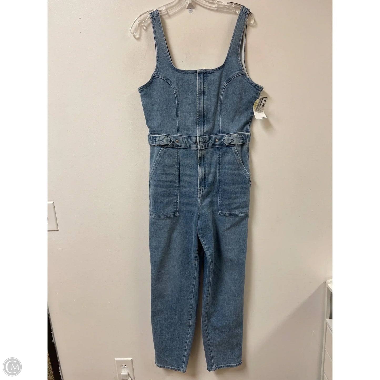 Jumpsuit By Good American In Blue Denim, Size: L