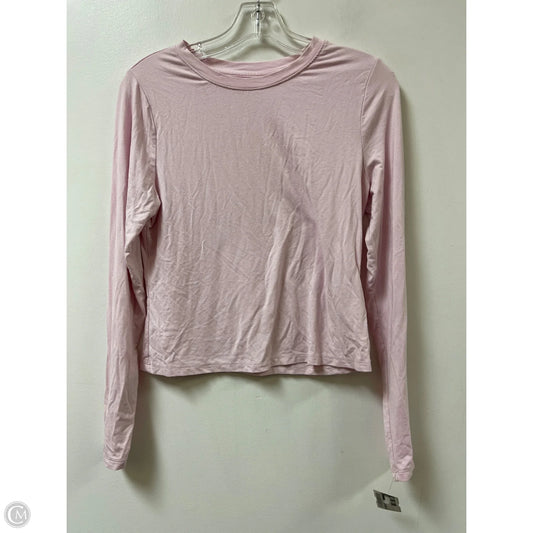 Top Long Sleeve By Wild Fable In Pink, Size: M
