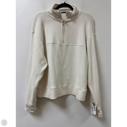 Sweatshirt Collar By Jenni Kayne In Cream, Size: 1x