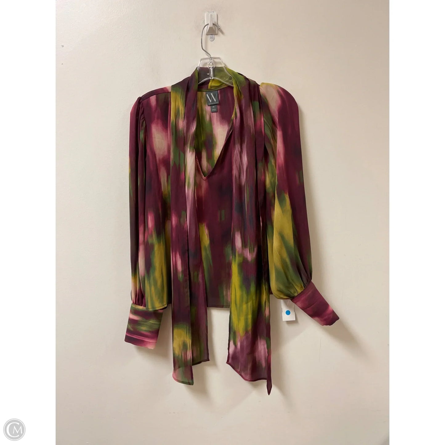 Top Long Sleeve By Worthington In Purple, Size: Xs