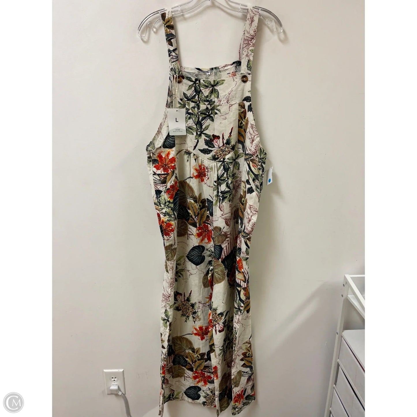 Jumpsuit By Clothes Mentor In Multi-colored, Size: L