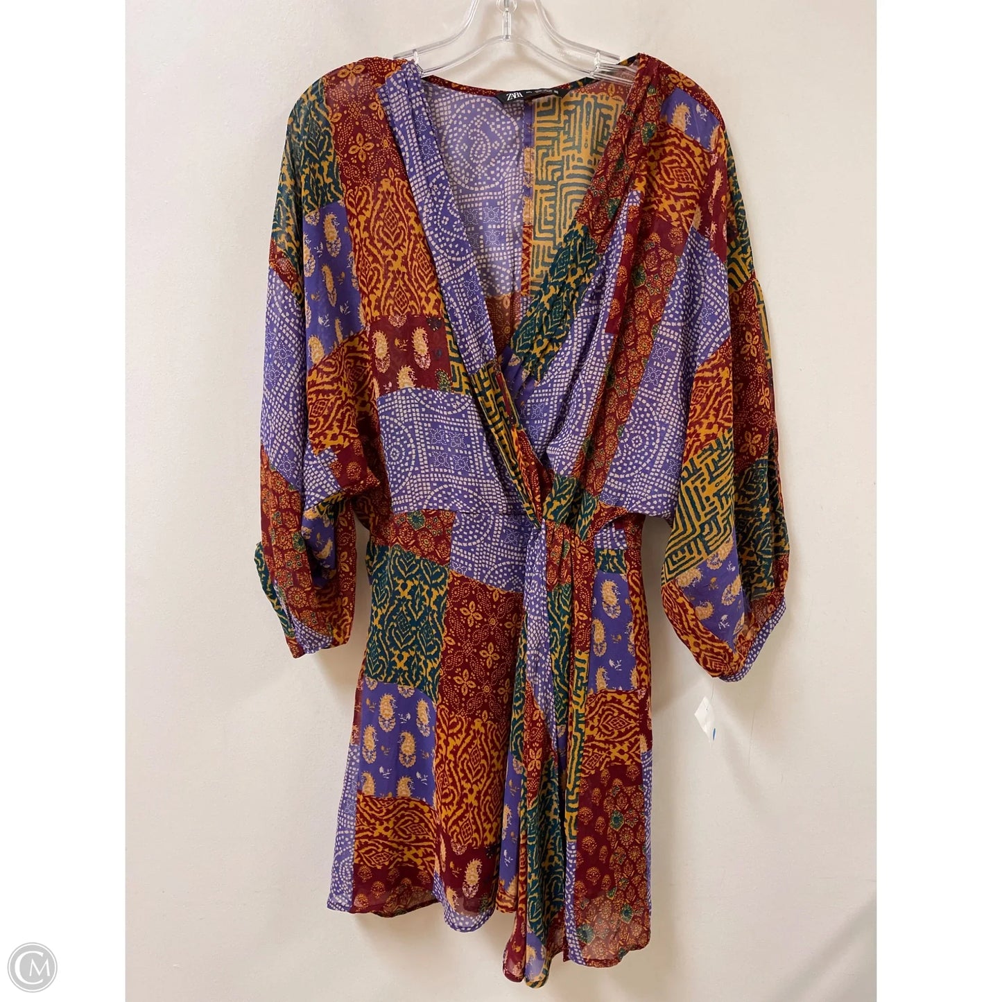 Dress Casual Short By Zara In Multi-colored, Size: L