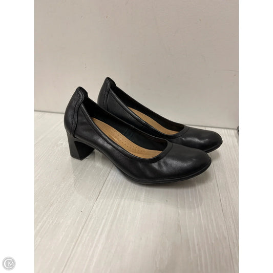 Shoes Heels Block By Clarks In Black, Size: 8.5