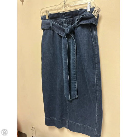Skirt Maxi By Boden In Blue Denim, Size: 6