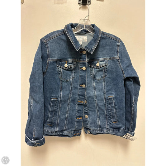 Jacket Denim By Time And Tru In Blue Denim, Size: M