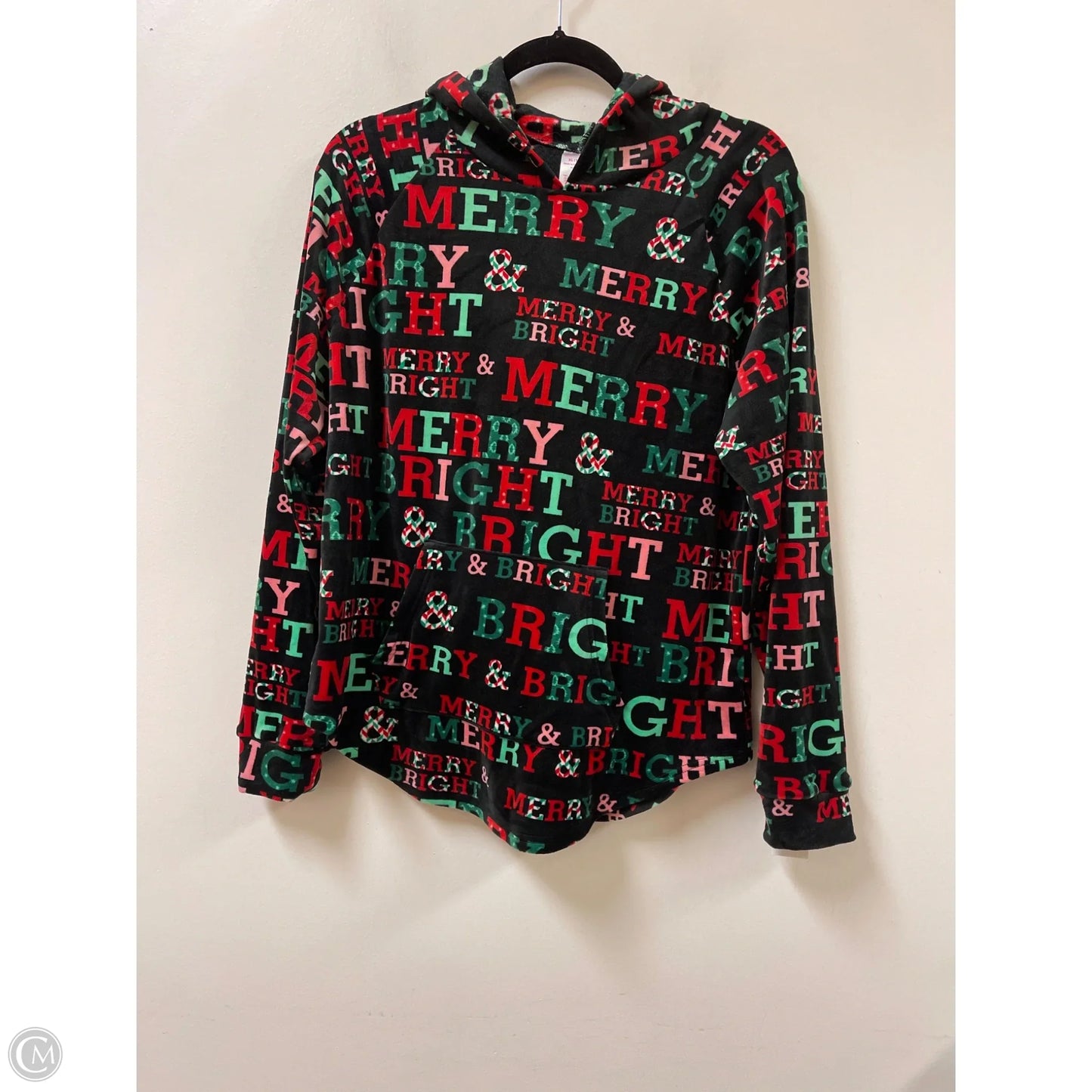 Sweatshirt Hoodie By No Boundaries In Black & Red, Size: Xl