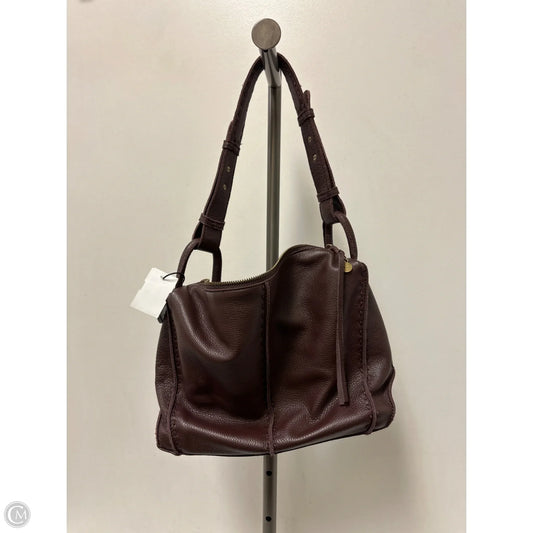 Handbag Leather By The Sak, Size: Medium