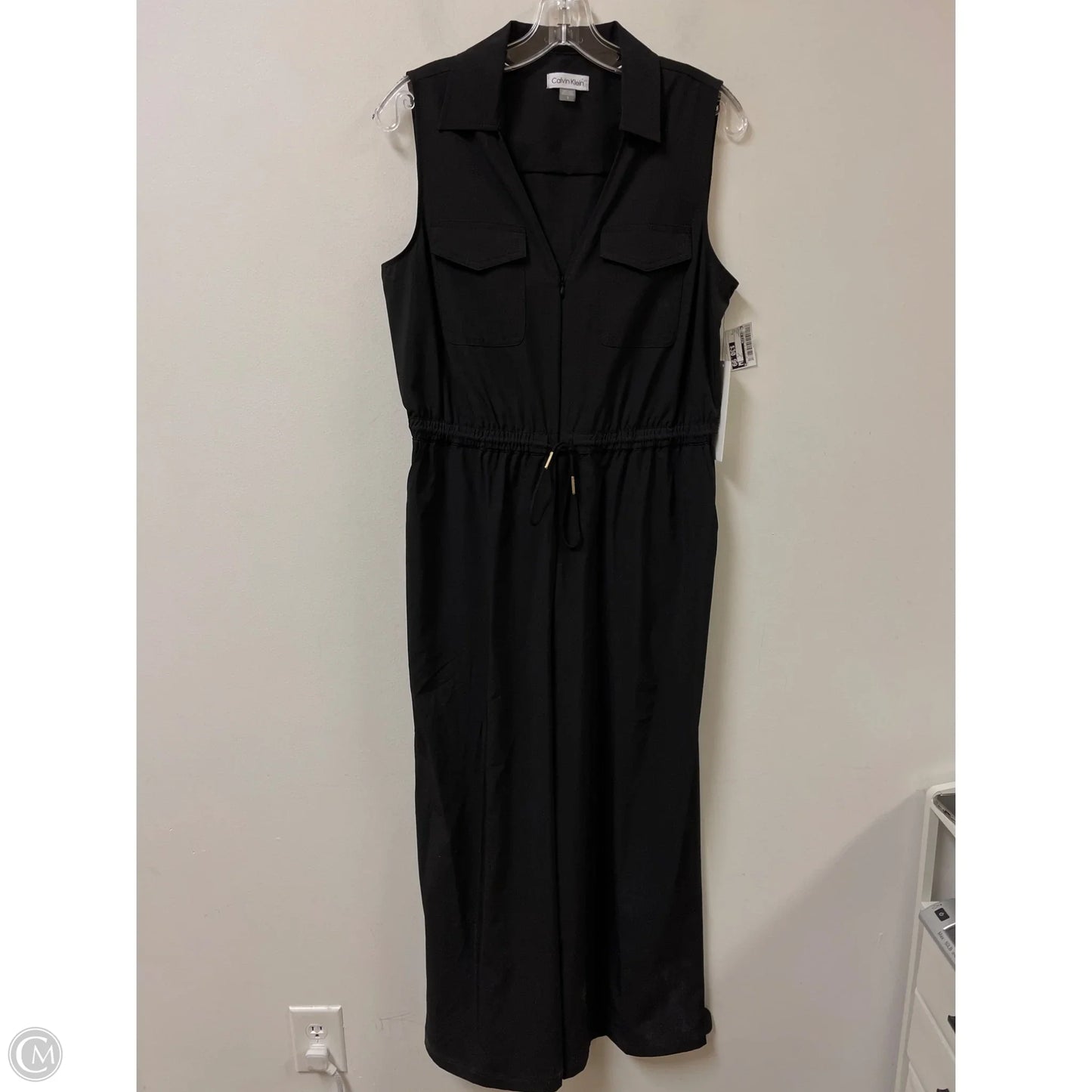 Jumpsuit By Calvin Klein In Black, Size: M