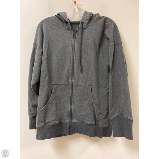 Athletic Jacket By Lululemon In Grey, Size: M