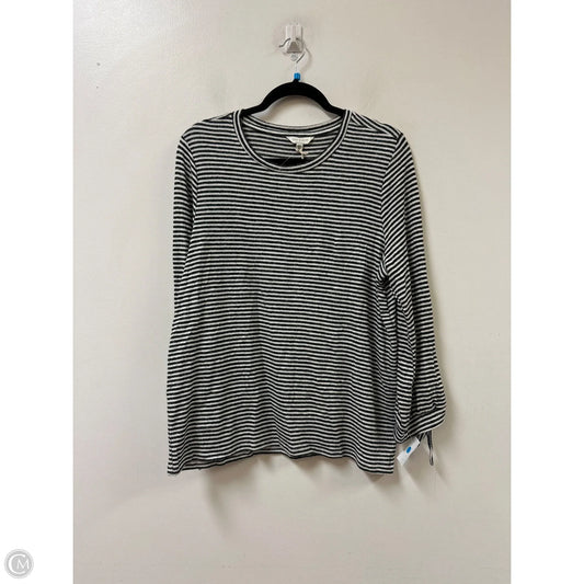Top Long Sleeve By Lucky Brand In Striped Pattern, Size: L