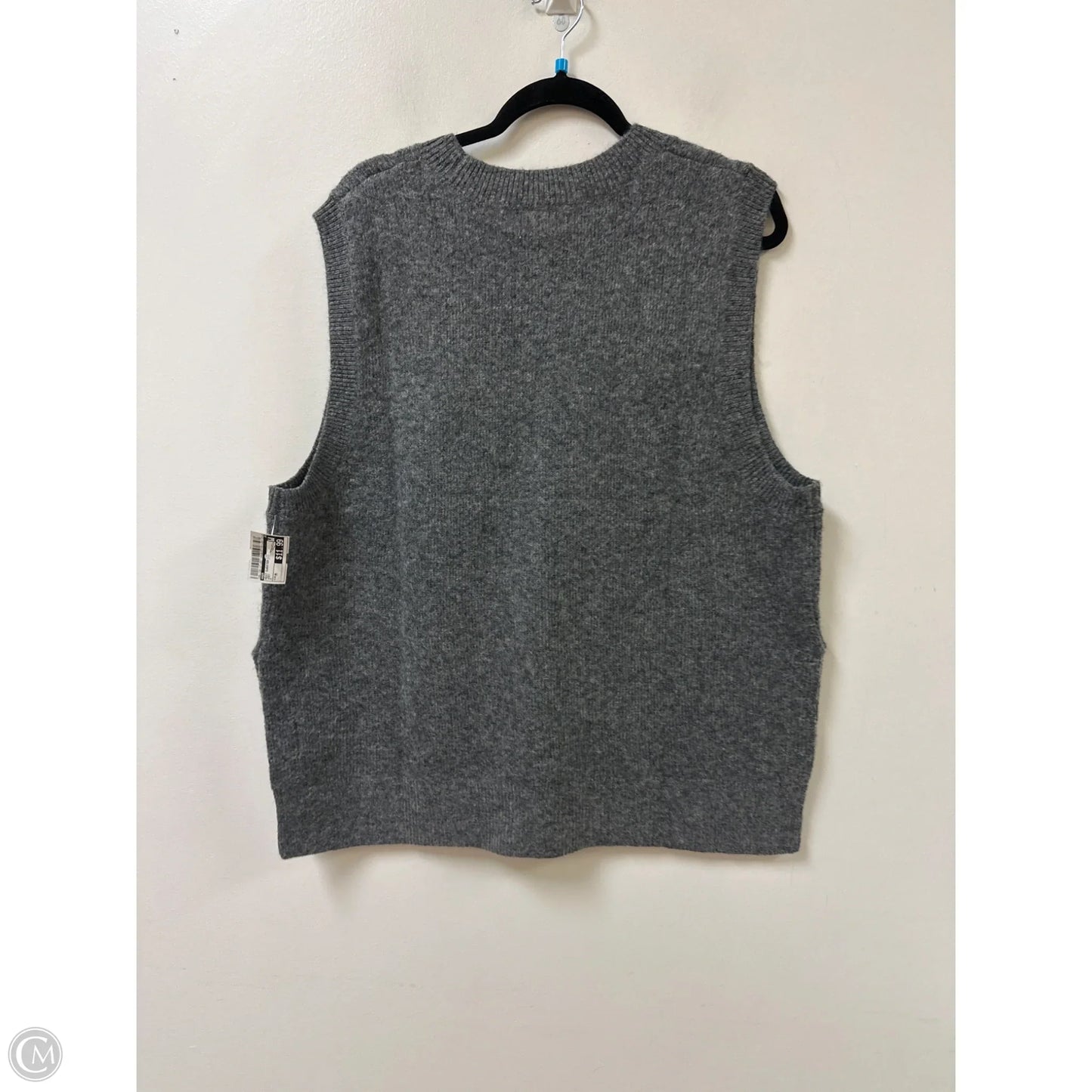 Vest Sweater By H&m In Grey, Size: M