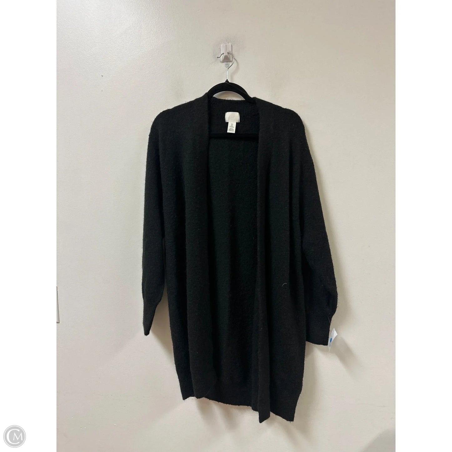 Sweater Cardigan By H&m In Black, Size: S
