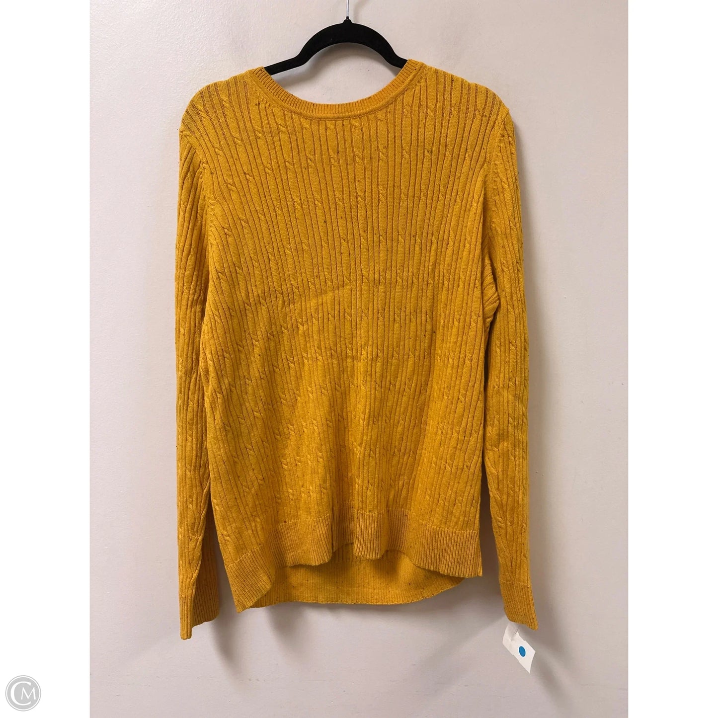 Sweater By Kim Rogers In Yellow, Size: 1x