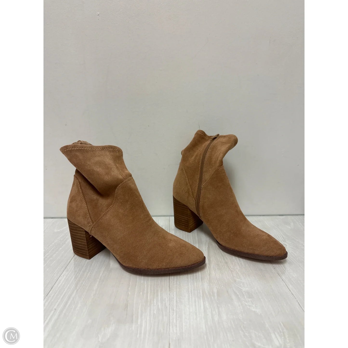 Boots Ankle Heels By Dolce Vita In Brown, Size: 8