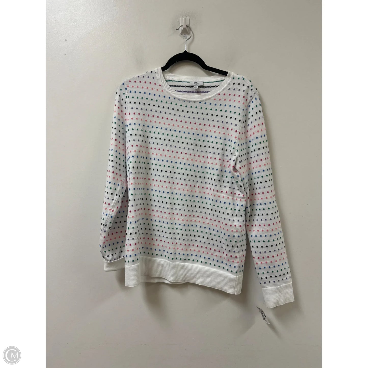Sweater By Kim Rogers In Multi-colored, Size: L