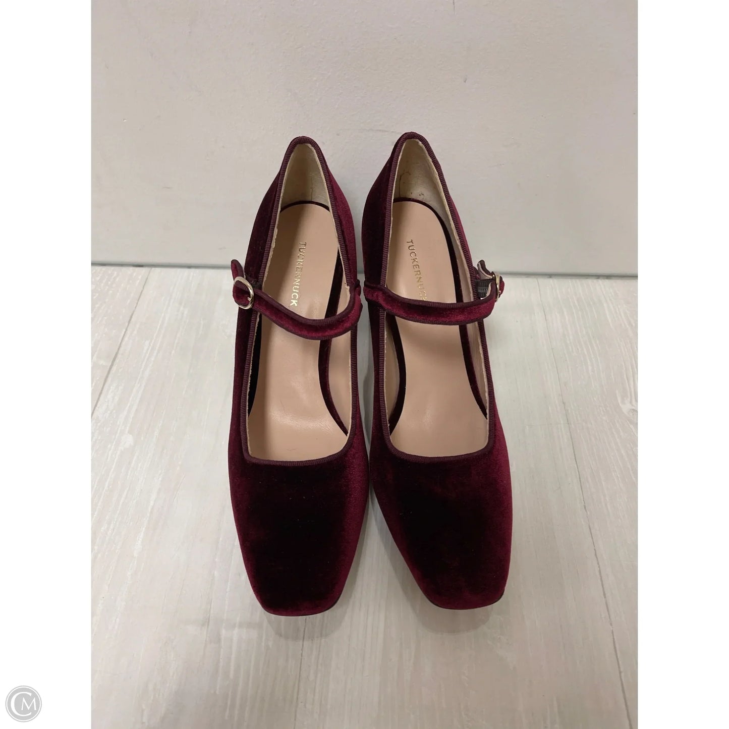 Shoes Heels Block By Tuckernuck In Red, Size: 11