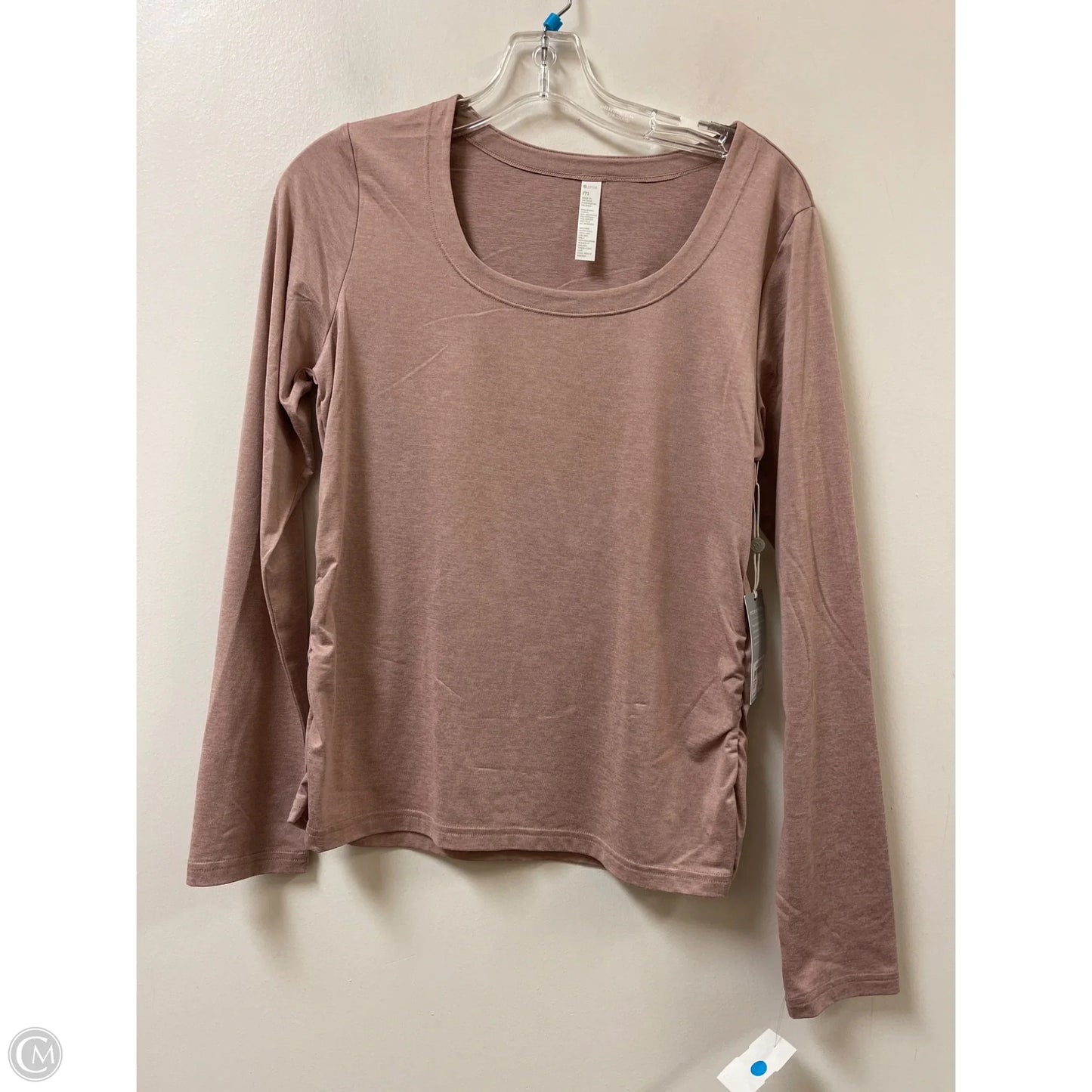 Athletic Top Long Sleeve Crewneck By Zella In Pink, Size: M