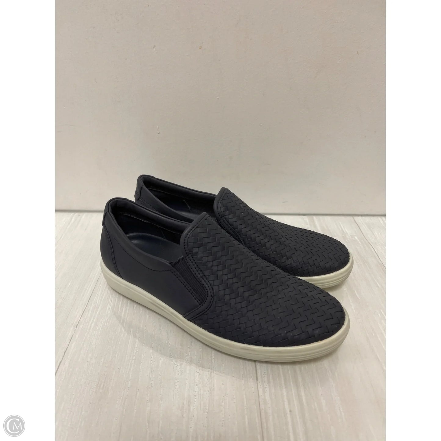 Shoes Flats By Ecco In Navy, Size: 8.5