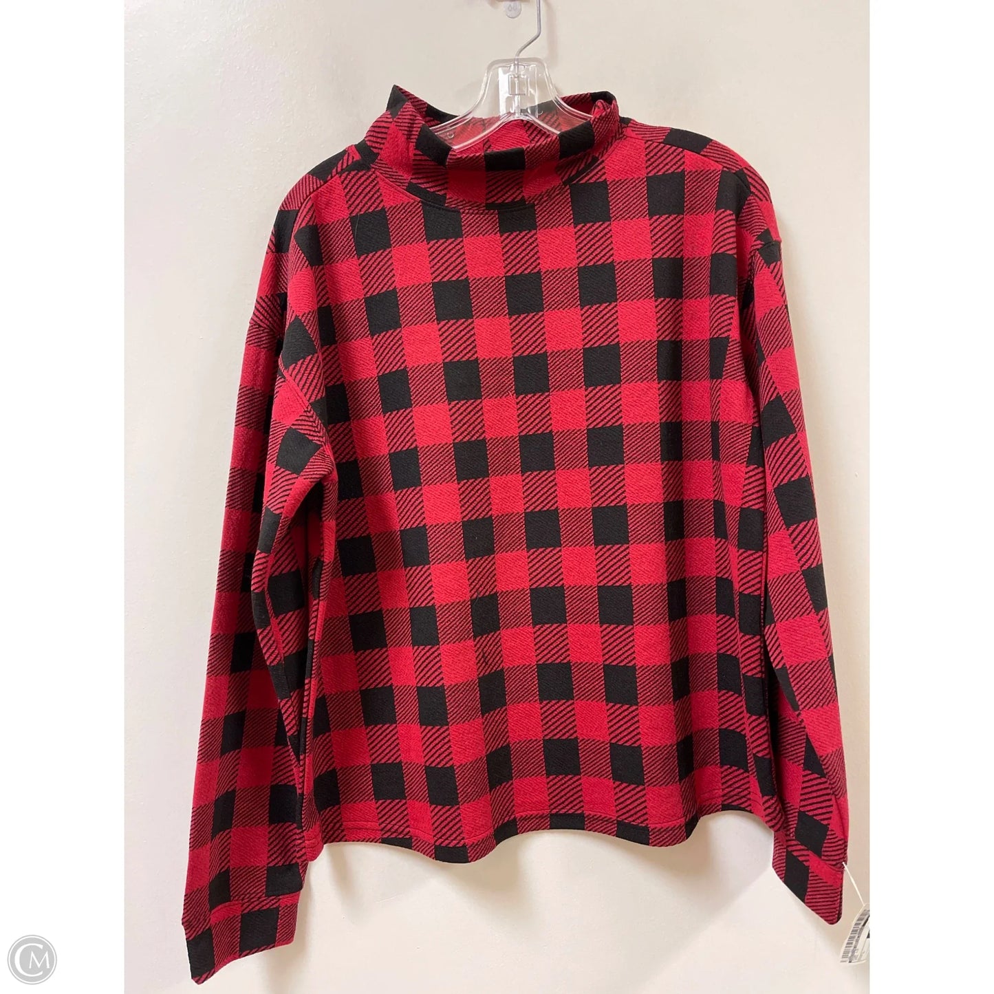 Top Long Sleeve By Beachlunchlounge In Red, Size: L