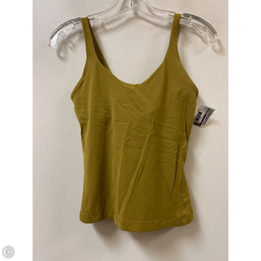 Athletic Tank Top By Lululemon In Green, Size: 6