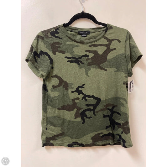 Top Short Sleeve By Sanctuary In Camouflage Print, Size: Xs