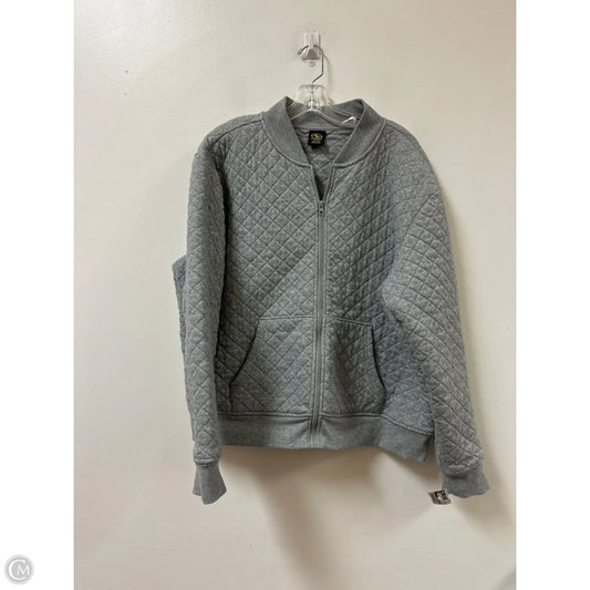 Jacket Puffer & Quilted By Athletic Works In Grey, Size: 3x