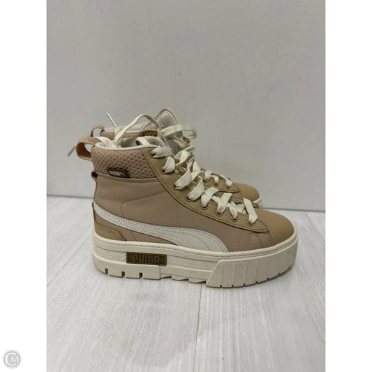 Shoes Heels Platform By Puma In Brown, Size: 6.5